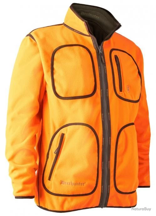 Veste Polaire Contrecollée Gamekeeper Réversible Deerhunter Orange 1 Veste Polaire Contrecollée Gamekeeper Réversible Deerhunter Orange