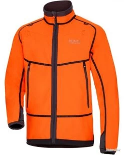 Veste Polaire Réversible Merkel Gear Couleur Antracite Brun Orange.