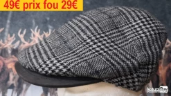 Casquette CUIR HOMME MADE IN ITALY T 59 9384-59