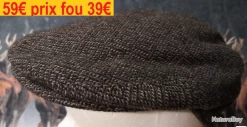 Casquette Chaude LONDON "MARONE MADE IN ITALIE" T 57 B21D5253-57JS