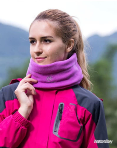 Bonnet, Tour De Cou Ou Bandeau, Polaire, Bleu. 2 Bonnet, Tour De Cou Ou Bandeau, Polaire, Bleu. – Image 2