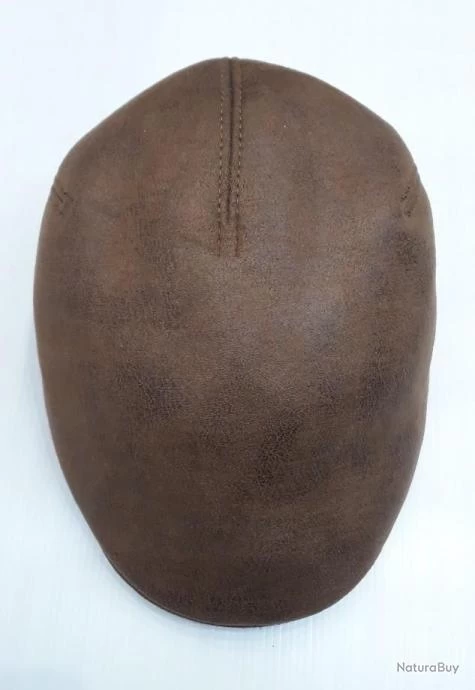 CASQUETTE "MARONE" EN SUÉDINE MARRON T58 2 CASQUETTE "MARONE" EN SUÉDINE MARRON T58 – Image 2