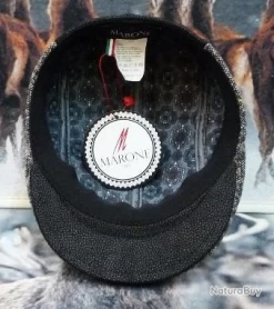 CASQUETTE "MARONE ITALIE" Bombe Gris Chiné 57 BT634-57 3 CASQUETTE "MARONE ITALIE" Bombe Gris Chiné 57 BT634-57 -Big Chocolate Outoutd. 00002 CASQUETTE MARONE ITALIE Bombe Gris Chine 57 BT634 57