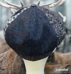 CASQUETTE "MARONE ITALIE" DUBLIN PATCHWORK 60 BT652-60JS -Big Chocolate Outoutd. 00002 CASQUETTE MARONE ITALIE DUBLIN PATCHWORK 60 BT652 60JS