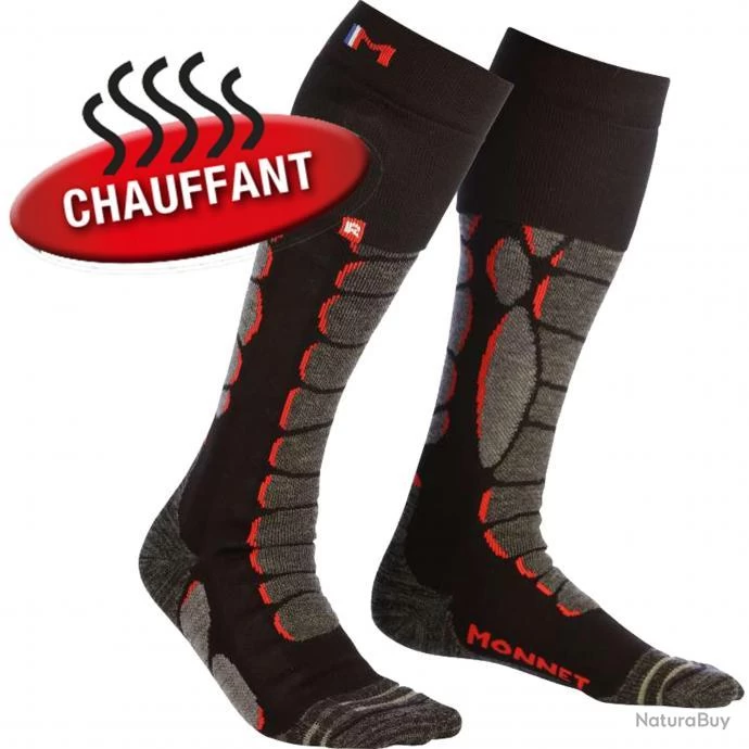 CHAUSSETTES CHAUFFANTES MONNET HEAT PROTECT 3200 41/43 1 CHAUSSETTES CHAUFFANTES MONNET HEAT PROTECT 3200 41/43