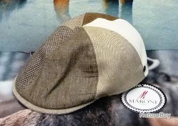 Casquette MARONE Patchwork Eté Beige 56 CT476-56 2 Casquette MARONE Patchwork Eté Beige 56 CT476-56 – Image 2