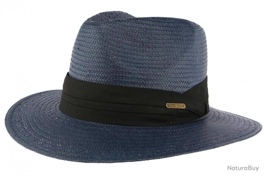 Chapeau De Paille Bleu Marine Théo Taille Unique Marine 2 Chapeau De Paille Bleu Marine Théo Taille Unique Marine – Image 2