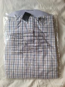 Big Chocolate Outoutd. -Big Chocolate Outoutd. 00002 Chemise Browning James marron et bleue