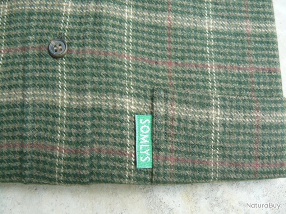 Chemise Carreaux Somlys Taillle M / L 2 Chemise Carreaux Somlys Taillle M / L – Image 2