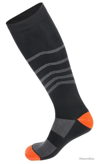 Double Chaussette Noire Orange ProHunt VERNEY CARRON-39/42 2 Double Chaussette Noire Orange ProHunt VERNEY CARRON-39/42 – Image 2