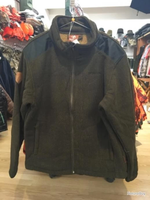 Gilet Veste Polaire Homme Somlys Sherpa Ref 490 - Marron Taille M 2 Gilet Veste Polaire Homme Somlys Sherpa Ref 490 - Marron Taille M – Image 2