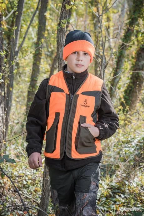 Gilet De Chasse Enfant Réversible Treeland T610K - 14 2 Gilet De Chasse Enfant Réversible Treeland T610K - 14 – Image 2