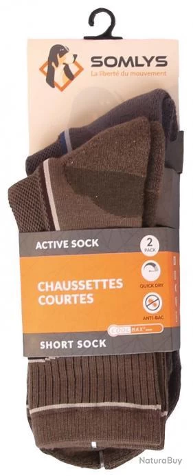 Lot De 2 Chaussettes Somlys 061 Active Sock 2 Lot De 2 Chaussettes Somlys 061 Active Sock – Image 2