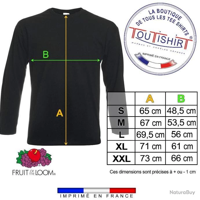 FRUIT OF THE LOOM T-SHIRT MANCHES LONGUES Humour Blague L'ÉNERGIE EST NOTRE AVENIR Drôle Idée Cadeau Noël Anniversaire 2 FRUIT OF THE LOOM T-SHIRT MANCHES LONGUES Humour Blague L'ÉNERGIE EST NOTRE AVENIR Drôle Idée Cadeau Noël Anniversaire – Image 2