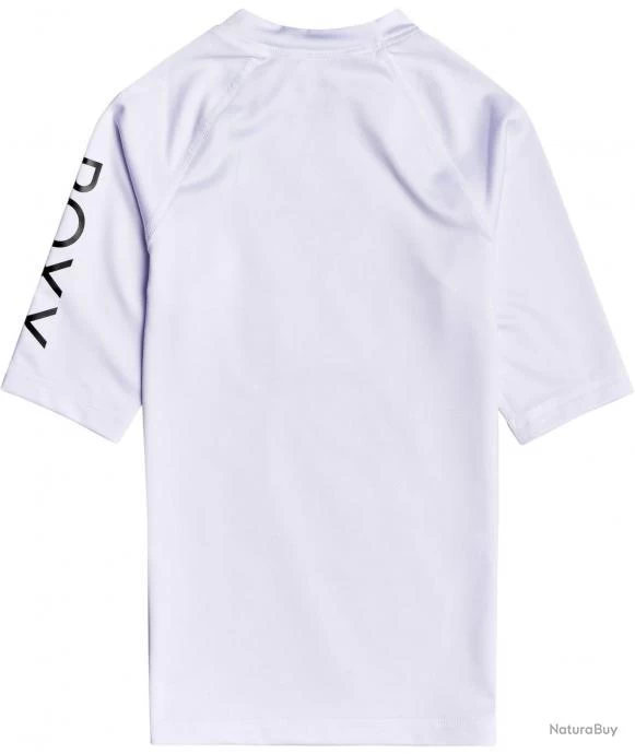 Roxy T-shirt De Anti-UV De Bain Pour Jeune Fille - Whole Hearted - Blanc Blanc 140 Cm/M 2 Roxy T-shirt De Anti-UV De Bain Pour Jeune Fille - Whole Hearted - Blanc Blanc 140 Cm/M – Image 2