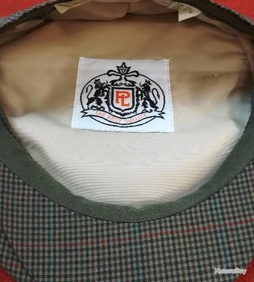 Casquette Carreaux Kaki "made In Fance" BEST QUALITY Taille 57 1968-57 2 Casquette Carreaux Kaki "made In Fance" BEST QUALITY Taille 57 1968-57 – Image 2