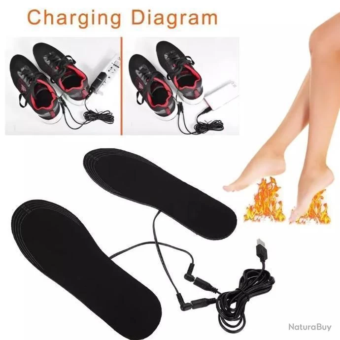 !!! LIVRAISON OFFERTE !!! Semelles Chauffantes T40 à T45 3 !!! LIVRAISON OFFERTE !!! Semelles Chauffantes T40 à T45 – Image 3