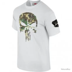 Tee Shirt Punisher Woodland (6 Coloris) (Taille M, Couleur Beige) -Big Chocolate Outoutd. 00003 Tee shirt Punisher woodland 6 coloris Taille M Couleur Beige