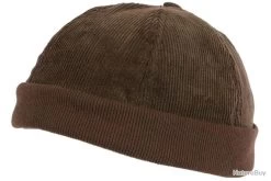 Bonnet Docker Velours Marron En Coton Chapelier Hodack Taille Unique Marron -Big Chocolate Outoutd. 00003 Bonnet Docker Velours Marron en Coton Chapelier Hodack Taille unique Marron