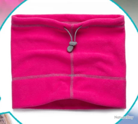 Bonnet, Tour De Cou Ou Bandeau, Polaire, Bleu. 3 Bonnet, Tour De Cou Ou Bandeau, Polaire, Bleu. – Image 3