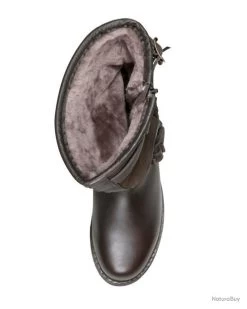Meindl Botte De Fourrure D'aviateur (Couleur: Brun Foncé, Taille: 40) -Big Chocolate Outoutd. 00003 Botte de fourrure d aviateur Couleur Brun fonce Taille 40