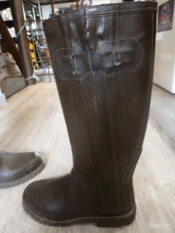 Hunter Boots Bottes De Chasse Sovereign Intérieur Cuir Taille 43 Très Peu Servi Tbe . -Big Chocolate Outoutd. 00003 Bottes de chasse Sovereign interieur cuir taille 43 tres peu servi tbe