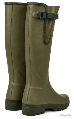 Bottes Femme Vert Vierzon Doublées Jersey LE CHAMEAU-37 -Big Chocolate Outoutd. 00003 Bottes femme vert Vierzon doublees jersey LE CHAMEAU 37