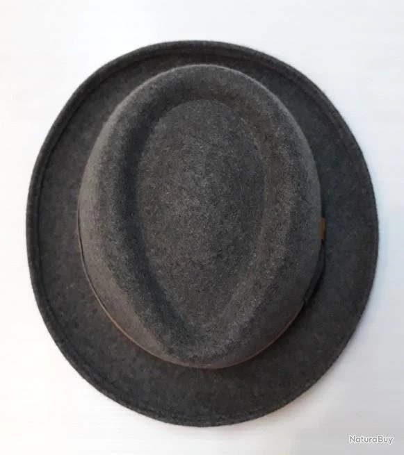 CHAPEAU GRIS MARONE EN LAINE T55 3 CHAPEAU GRIS MARONE EN LAINE T55 – Image 3