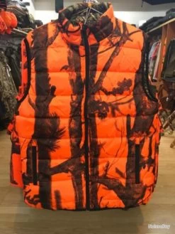 Gilet Doudoune De Chasse Sans Manches Réversible PERCUSSION Taille M -Big Chocolate Outoutd. 00003 Gilet Doudoune de chasse sans manches reversible PERCUSSION Taille M