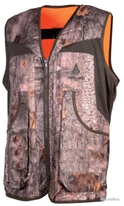 Gilet De Chasse Enfant Réversible Treeland T610K - 14 5 Gilet De Chasse Enfant Réversible Treeland T610K - 14 -Big Chocolate Outoutd. 00003 Gilet de chasse enfant reversible Treeland T610K 14