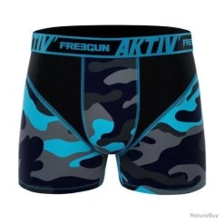 PACK DE 2 BOXERS / SHORT / CALEÇON EN MICROFIBRE FREEGUN AKTIV' LIFESTYLE EDITION -Big Chocolate Outoutd. 00003 PACK DE 2 BOXERS SHORT CALECON EN MICROFIBRE FREEGUN AKTIV LIFESTYLE EDITION
