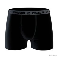 PACK DE 3 BOXERS / SHORT / CALEÇON EN COTON ULTRA STRETCH FREEGUN -Big Chocolate Outoutd. 00003 PACK DE 3 BOXERS SHORT CALECON EN COTON ULTRA STRETCH FREEGUN