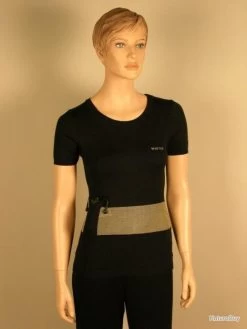 Sous Vetement Chauffant Manche Courte Femme Noir -Big Chocolate Outoutd. 00003 Sous vetement chauffant manche courte femme 36 Noir