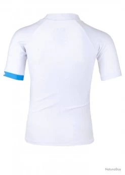 T-shirt Anti-UV Pour Enfants - Manches Courtes Solid Blanc, JUJA Blanc 110-116cm -Big Chocolate Outoutd. 00003 T shirt anti UV pour enfants manches courtes Solid Blanc JUJA Blanc 110 116cm