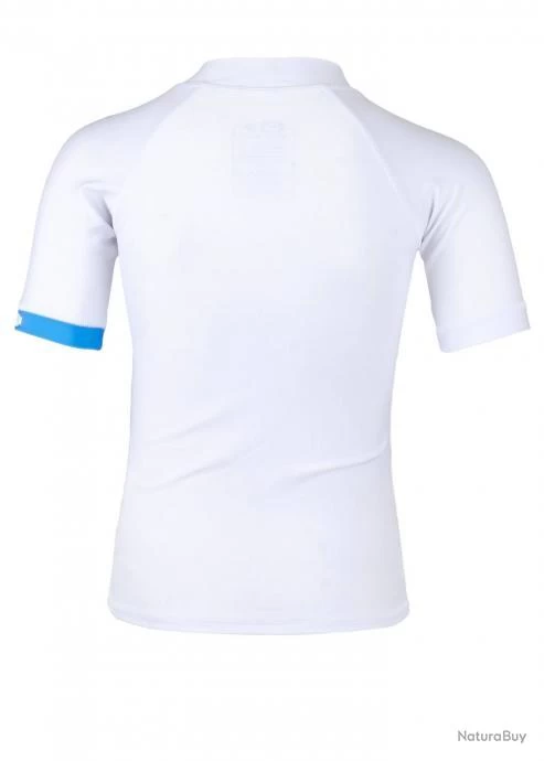 T-shirt Anti-UV Pour Enfants - Manches Courtes Solid Blanc, JUJA Blanc 122-128cm 3 T-shirt Anti-UV Pour Enfants - Manches Courtes Solid Blanc, JUJA Blanc 122-128cm – Image 3