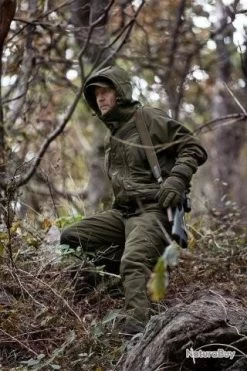 Veste Longue Kaki Muflon Deerhunter Kaki -Big Chocolate Outoutd. 00003 Veste de chasse longue kaki Muflon Deerhunter Kaki 3XL