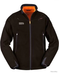 Veste Polaire Réversible Merkel Gear Couleur Antracite Brun Orange. -Big Chocolate Outoutd. 00003 Veste polaire reversible Merkel Gear Couleur Antracite brun orange Taille XS