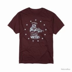 Viktos Tax Stamp Tee Burgundy -Big Chocolate Outoutd. 00003 Viktos Tax Stamp Tee L Burgundy