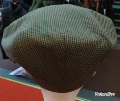Casquette Carreaux Kaki "made In Fance" BEST QUALITY Taille 57 1968-57 3 Casquette Carreaux Kaki "made In Fance" BEST QUALITY Taille 57 1968-57 – Image 3