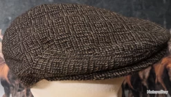 Casquette Chaude LONDON "MARONE MADE IN ITALIE" T 57 B21D5253-57JS -Big Chocolate Outoutd. 00003 casquette chaude LONDON MARONE MADE IN ITALIE T 57 B21D5253 57JS