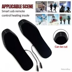 !!! LIVRAISON OFFERTE !!! Semelles Chauffantes T35 à T39 Réf 6904 -Big Chocolate Outoutd. 00004 LIVRAISON OFFERTE Semelles chauffantes T35 a T39 ref 6904