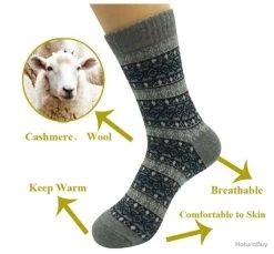 5 Paires De Chaussettes D'hiver, Cachemire, Chaude Super Qualité........coloris 988 -Big Chocolate Outoutd. 00004 5 paires de chaussettes d hiver cachemire chaude Super qualite.coloris 988