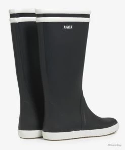 AIGLE - BOTTES HOMME GOELAND 2 MARINE/BLANC P.41 -Big Chocolate Outoutd. 00004 AIGLE BOTTES HOMME GOELAND 2 MARINE BLANC P.41