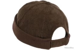 Bonnet Docker Velours Marron En Coton Chapelier Hodack Taille Unique Marron -Big Chocolate Outoutd. 00004 Bonnet Docker Velours Marron en Coton Chapelier Hodack Taille unique Marron