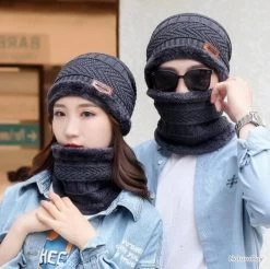 Bonnet Et Cache Coup, Ultra Chaud, Collection 2022 Coloris BLEU ....LIVRAISON OFFERTE -Big Chocolate Outoutd. 00004 Bonnet et Cache coup Ultra Chaud collection 2022 coloris BLEU .LIVRAISON OFFERTE
