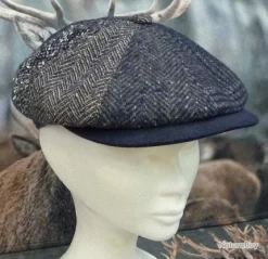 CASQUETTE "MARONE ITALIE" DUBLIN PATCHWORK 60 BT652-60JS -Big Chocolate Outoutd. 00004 CASQUETTE MARONE ITALIE DUBLIN PATCHWORK 60 BT652 60JS