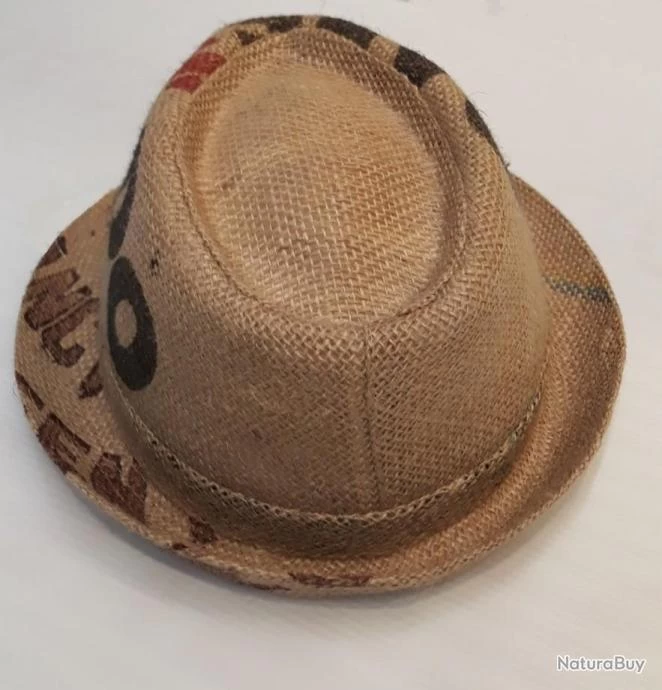 CHAPEAU TOILE DE JUTE T57 4 CHAPEAU TOILE DE JUTE T57 – Image 4
