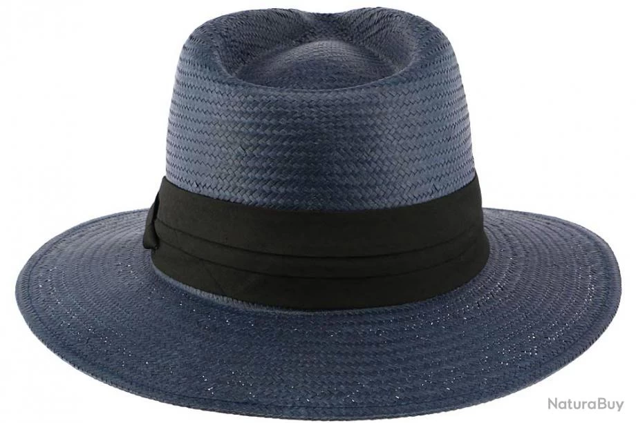 Chapeau De Paille Bleu Marine Théo Taille Unique Marine 4 Chapeau De Paille Bleu Marine Théo Taille Unique Marine – Image 4