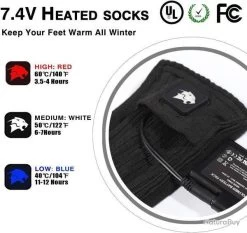 Chaussettes Chauffantes Avoriaz, Savior L Noir 9 Chaussettes Chauffantes Avoriaz, Savior L Noir -Big Chocolate Outoutd. 00004 Chaussettes chauffantes Avoriaz Savior L Noir