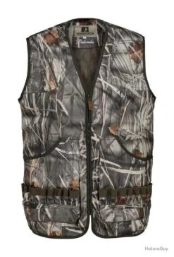 Gilet De Chasse Palombe GhostCamo Wet Percussion
